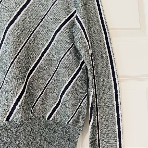 Cedric Charlier Striped Lurex Sweater Small - Picture 5 of 9
